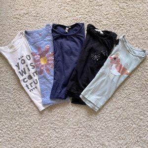 Girls tee bundle | size 6-7 | crewcuts, Zara, H&M